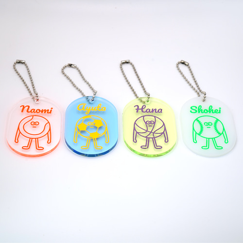 名入れ ボールマンポーチ&キーホルダーセット キーホルダー ai 通販