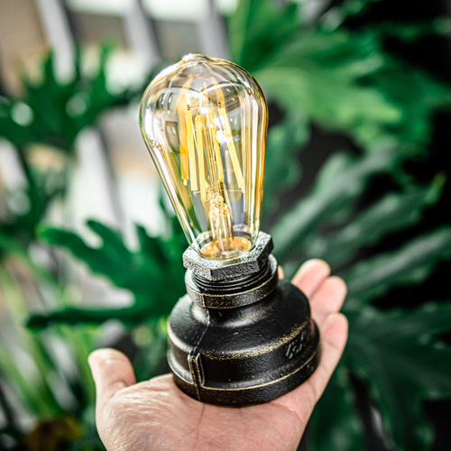 鉄製ベース レトロ調スタンドライト｜リモコン調光調色対応｜1.8m