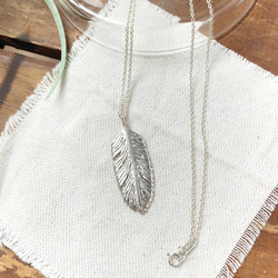 羽根のペンダント | シルバーネックレス| Basic |Silver950 2枚目の画像