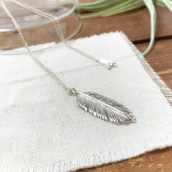 羽根のペンダント | シルバーネックレス| Basic |Silver950 5枚目の画像