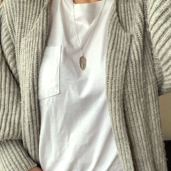 羽根のペンダント | シルバーネックレス| Basic |Silver950 8枚目の画像