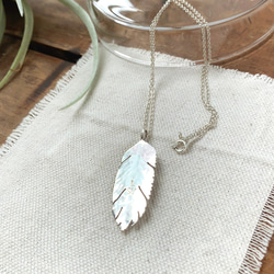羽根のペンダント | シルバーネックレス| Basic |Silver950 6枚目の画像