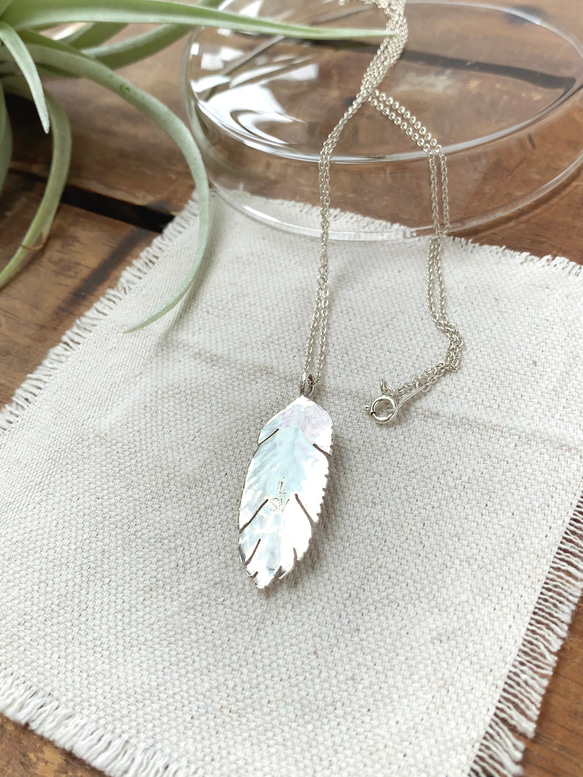 羽根のペンダント | シルバーネックレス| Basic |Silver950 6枚目の画像