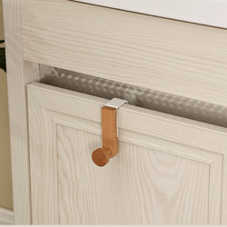 木製ドアハンガー 収納フック 5枚目の画像