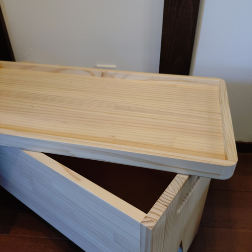 オーダー可能 蓋付き収納ベンチ☆たっぷり収納スペース☆ ソファ