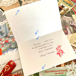 ⭐︎.。Merry Christmas (*´˘`*)♡ コラージュ素材（外国切手、クロモス、チケット、ポストカード等A 10枚目の画像