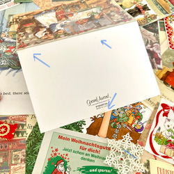 ⭐︎.。Merry Christmas (*´˘`*)♡ コラージュ素材（外国切手、クロモス、チケット、ポストカード等A 11枚目の画像