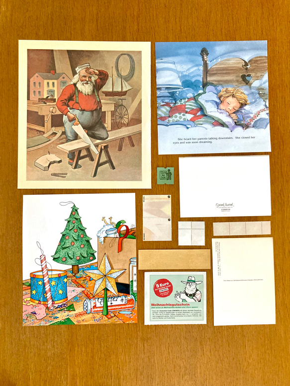 ⭐︎.。Merry Christmas (*´˘`*)♡ コラージュ素材（外国切手、クロモス、チケット、ポストカード等A 8枚目の画像