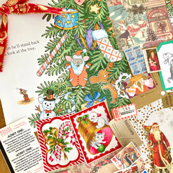 ⭐︎.。Merry Christmas (*´˘`*)♡コラージュ素材/海外のクロモス、チケット、切手、ポストカード等C 3枚目の画像