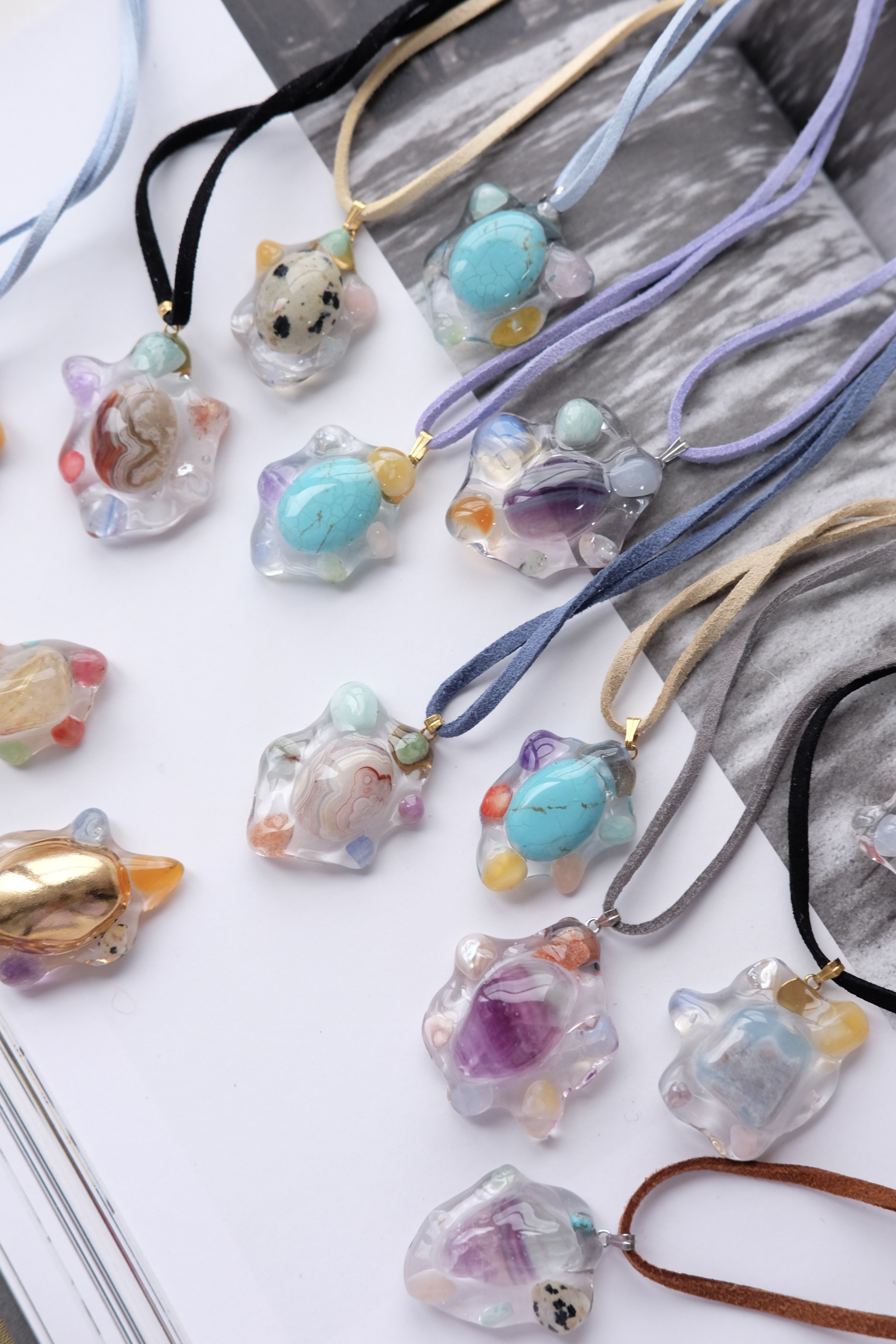 planet choker  紐の色はご希望があれば変更可能ですので備考欄にお願いします♪