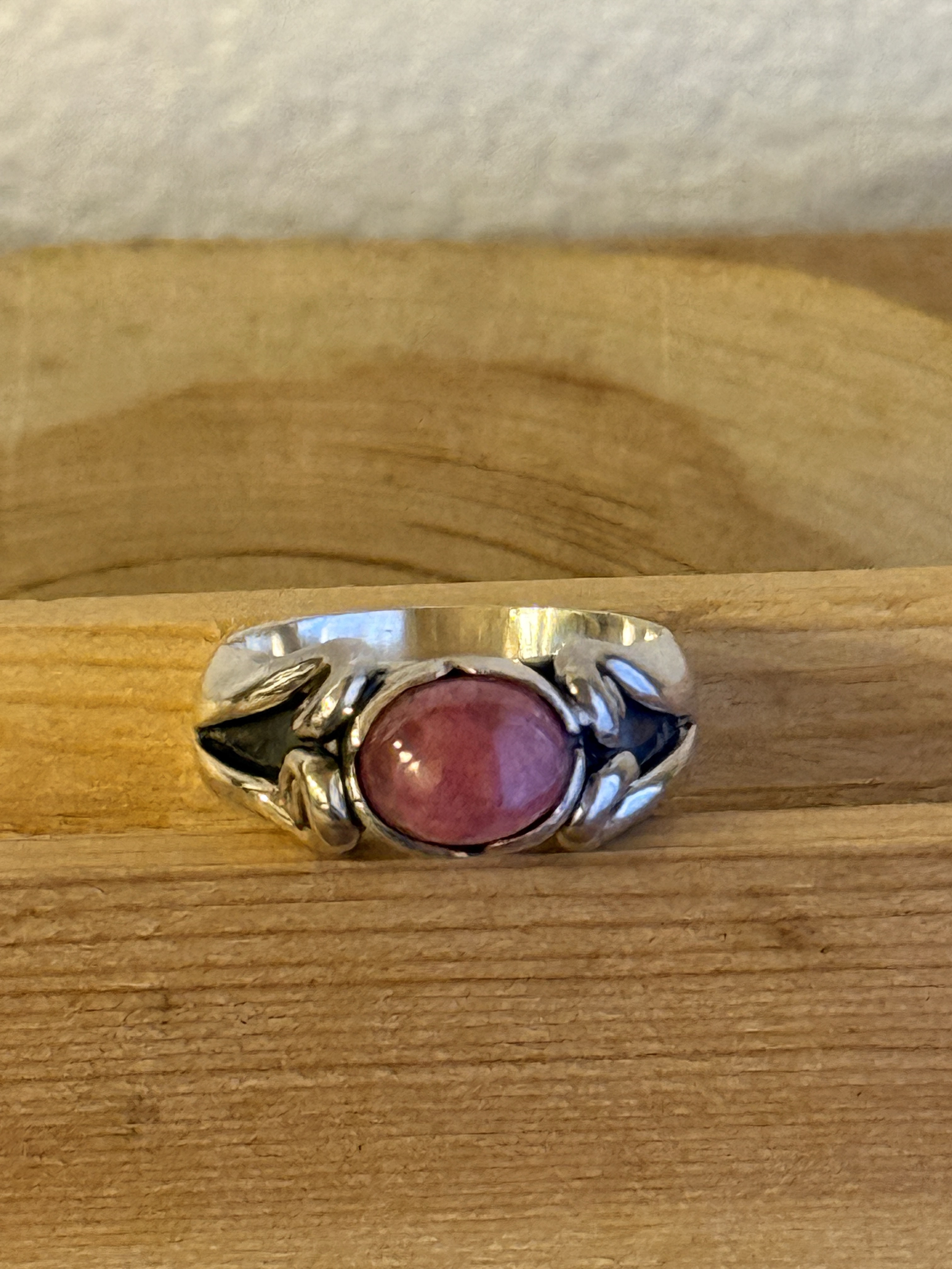 純銀インカローズリング