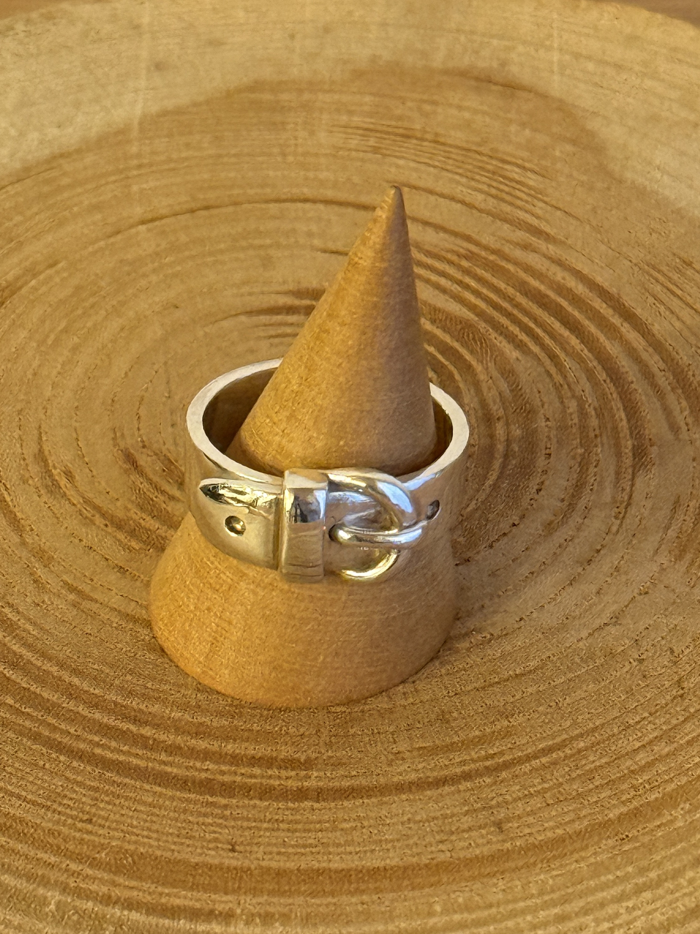 純銀ベルトリング