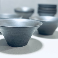 再販] ラーメン鉢 600cc どんぶり 濃いグレー×グレー お椀・ボウル・鉢