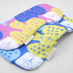 ふわもこハンカチ｜北欧の鳥たち-Nordic Birds-｜S・10×20cm｜ガーゼハンカチ｜ハンドタオル｜ギフト 2枚目の画像