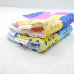 ふわもこハンカチ｜北欧の鳥たち-Nordic Birds-｜S・10×20cm｜ガーゼハンカチ｜ハンドタオル｜ギフト 3枚目の画像