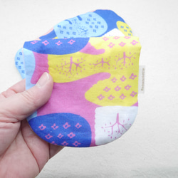 ふわもこハンカチ｜北欧の鳥たち-Nordic Birds-｜S・10×20cm｜ガーゼハンカチ｜ハンドタオル｜ギフト 4枚目の画像