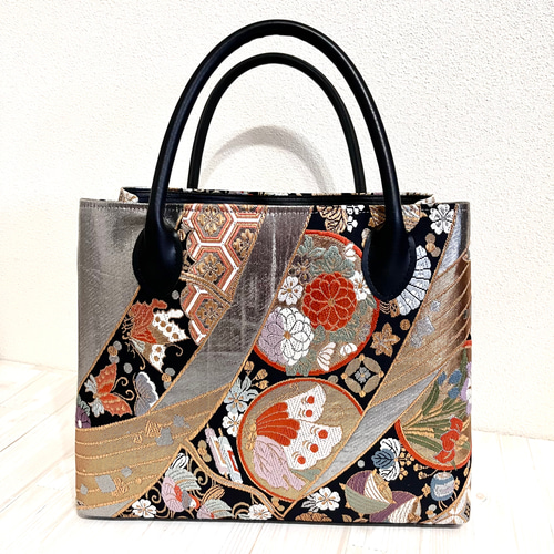 帯地バック 袋帯リメイク トートバック obi リメイクバック 一点物