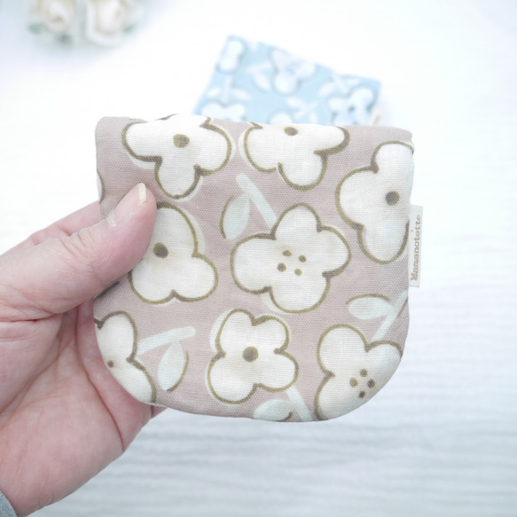 ふわもこハンカチ｜フリーフラワー-Free Flower-｜S・10×20cm｜ガーゼハンカチ｜敏感肌｜花柄｜ギフト 4枚目の画像