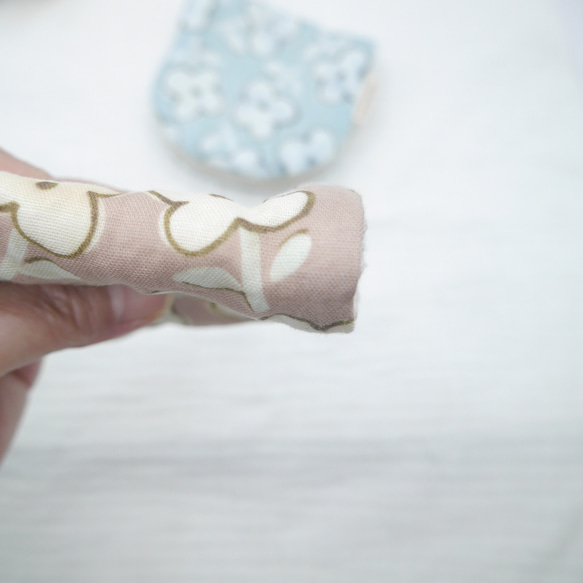 ふわもこハンカチ｜フリーフラワー-Free Flower-｜S・10×20cm｜ガーゼハンカチ｜敏感肌｜花柄｜ギフト 6枚目の画像