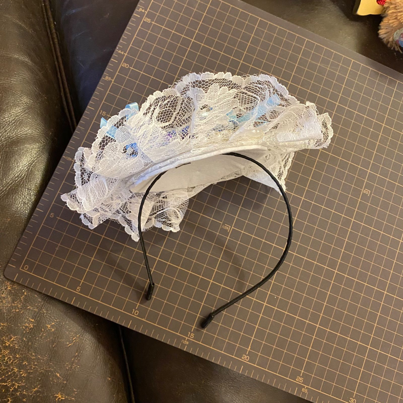 着物リメイク ティアラ ヘッドドレス トークハット カチューム カチューシャ 和洋折衷 和ロリータ  RT-61