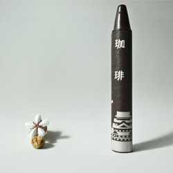 つまみ細工「コーヒーのピンバッジ」～にしみのおやさいクレヨン～ 5枚目の画像