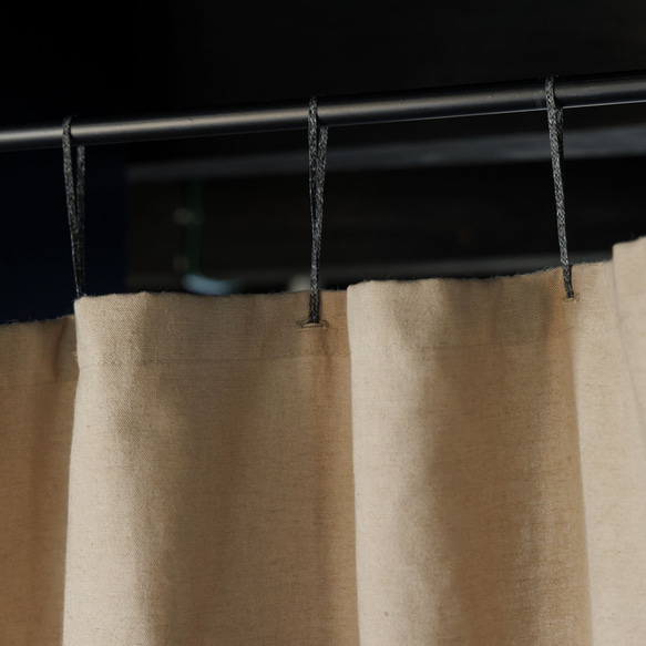 数限定150×120自然素材  カーテン 大麻  ooasa  柿渋 目隠し 間仕切り ナチュラル シンプル 9枚目の画像