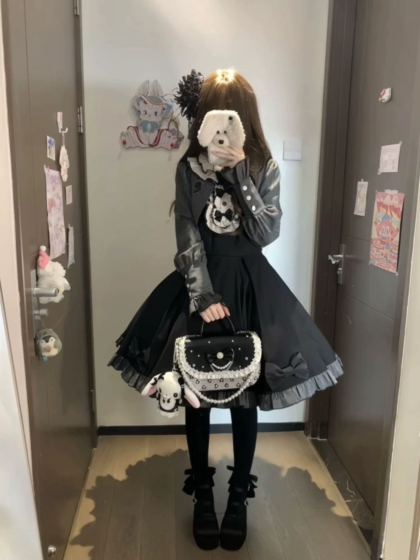 ヴィオルセレナーデ ✧ ロリータ長袖ワンピース ♡ 秋冬ツーピース レトロロリータ