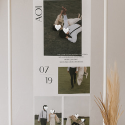 結婚式　ウェディング　ウェルカムタペストリー　スタンドなし 1枚目の画像