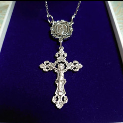 聖品 お守り アンティーク ヴィンテージ イエスキリスト ロザリオ