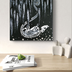 【絵画展入賞作品】深海のdeus / 46×38㎝ F8 インテリア モダン 絵画展入賞作品】深海のdeus / 46×38㎝ F8 インテリア モダン