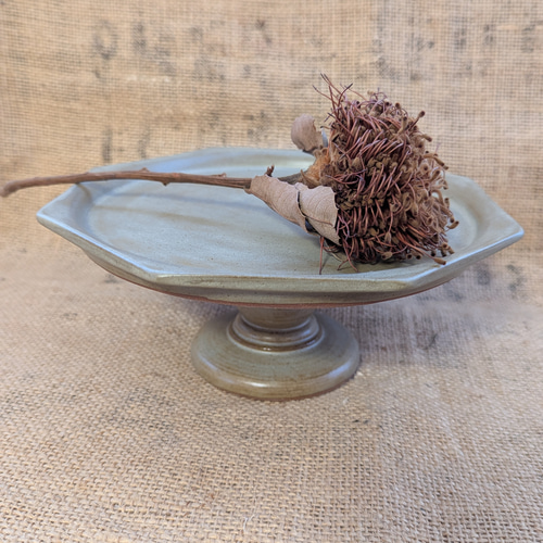 アンティーク　ケーキスタンド アンティーク風 黒マットケーキスタンド（径21.5cm） その他キッチン