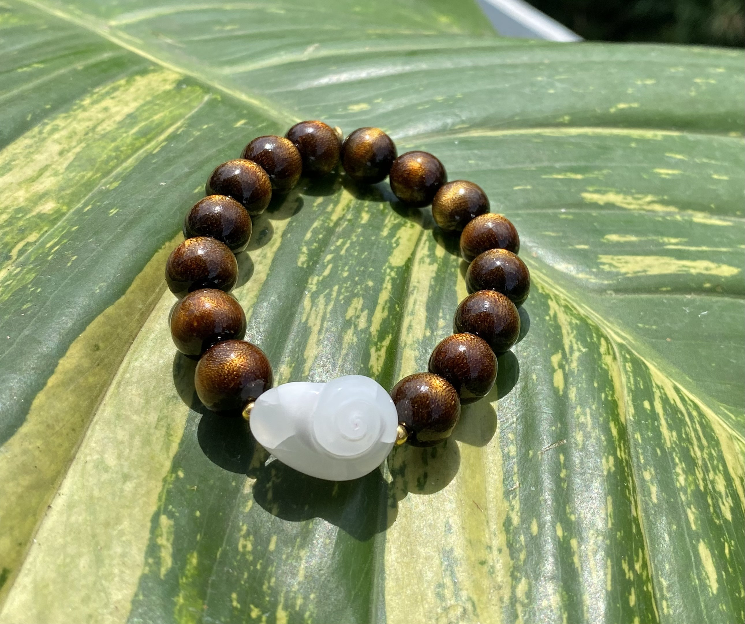 【入魂儀式済ケオン】ゴールドウリ（金珊瑚）★ブレスレット