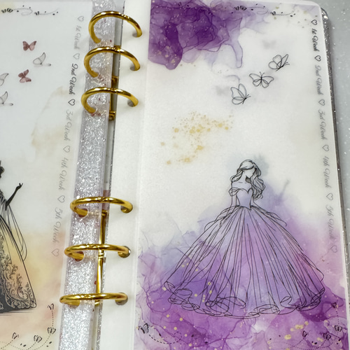 大理石プリンセス A6 saving リフィルバインダー貯金韓国 その他雑貨