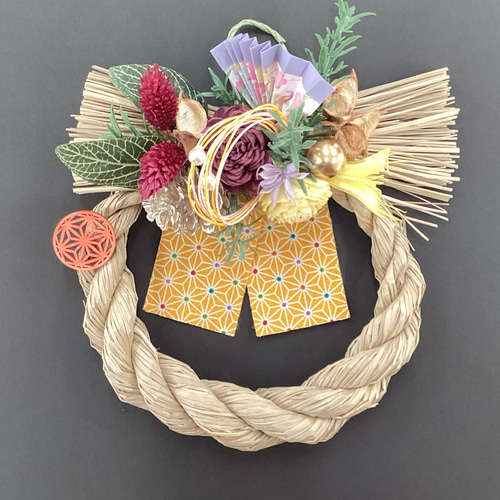 2026 お正月 しめ縄飾り ￥2.200 色味お任せ ハンドメイド しめ縄