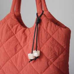 ■パファートート A4が入る キルティング キルト  エアリー 軽い  秋冬バッグ ショルダー かるいかばん B-385 13枚目の画像