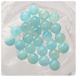 ∴天然石ビーズ∵ホワイトシェル×クリスタル ローゼンジカービング 1個