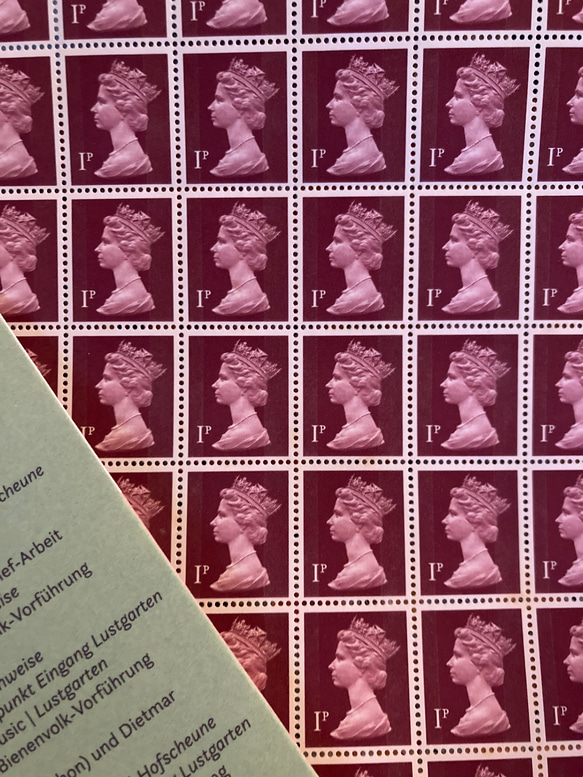 イギリス切手 20枚/「マチンヘッド」エリザベス2世/未使用 1970年代 2枚目の画像