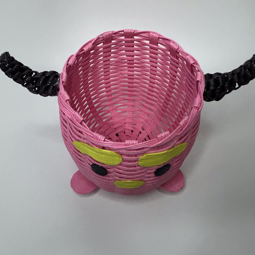 クラフトバンド小物入れ［モンスター風］_V001 その他ケース kai a
