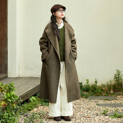 KURASHI&TRIPS PUBLISHING チェック　ウールロングコート ウールチェックロングコート【2025AW】 | all item| yori