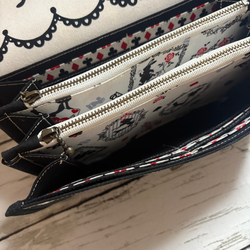 ハンドメイド 長財布 お財布バッグ やりくり財布 マスク入れ カード