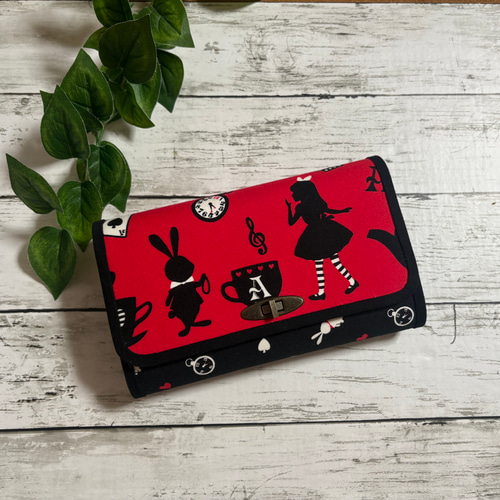 ハンドメイド 長財布 お財布バッグ やりくり財布 マスク入れ カード