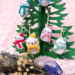 snowman　クリスマスオーナメント 3枚目の画像