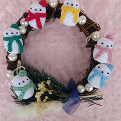 snowman　クリスマスオーナメント 1枚目の画像
