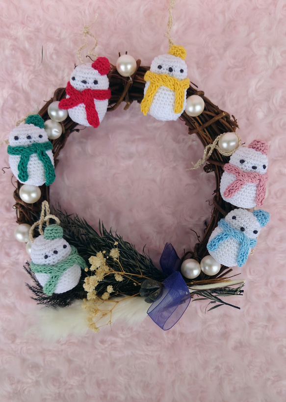 snowman　クリスマスオーナメント 1枚目の画像