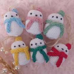 snowman　クリスマスオーナメント 2枚目の画像