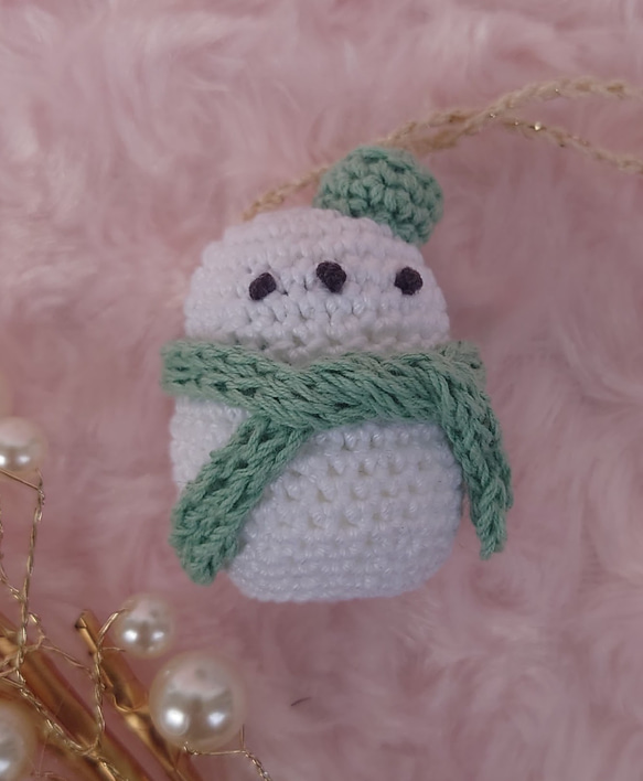 snowman　クリスマスオーナメント 5枚目の画像