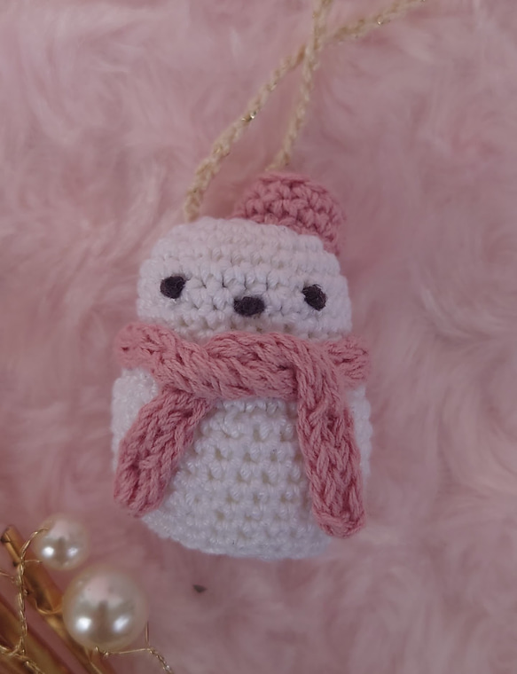 snowman　クリスマスオーナメント 6枚目の画像