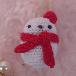 snowman　クリスマスオーナメント 4枚目の画像