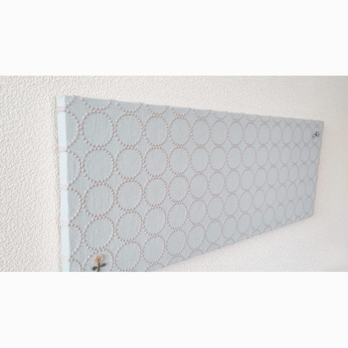 大型 ファブリックパネル ミナペルホネン タンバリン ブルー ピンク