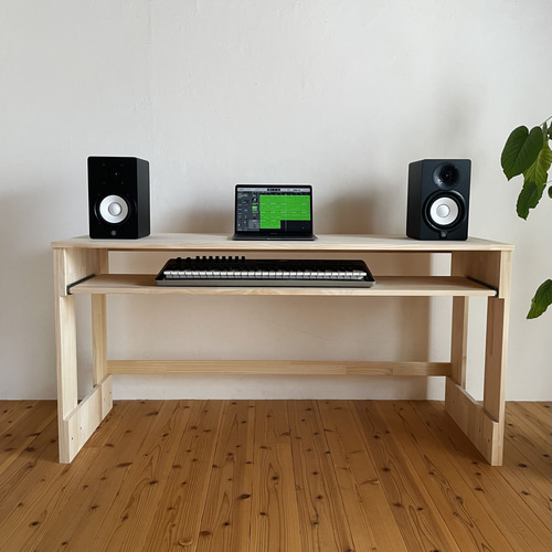 DTMデスク（音楽制作・動画編集・作業用デスク・DAW） 机・デスク TINY